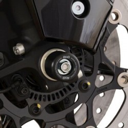 Protections de fourche R&G RACING noir Suzuki Hayabusa