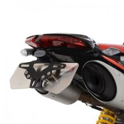 Support de plaque R&G RACING noir Ducati Hypermotard 950 (SP/RVE)