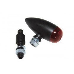 Feu arrière à LED HIGHSIDER Micro-Bullet noir/rouge