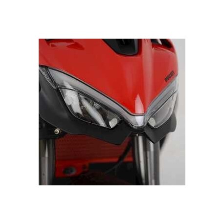 Ecran de protection feu avant par pair R&G RACING transparent - Ducati Streetfighter V4