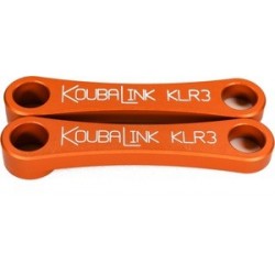 Kit de rabaissement de selle KOUBALINK (57.2 mm) orange Kawasaki KLR250
