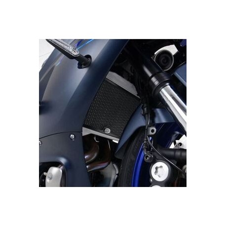 Protection de radiateur R&G RACING titane - Yamaha R7