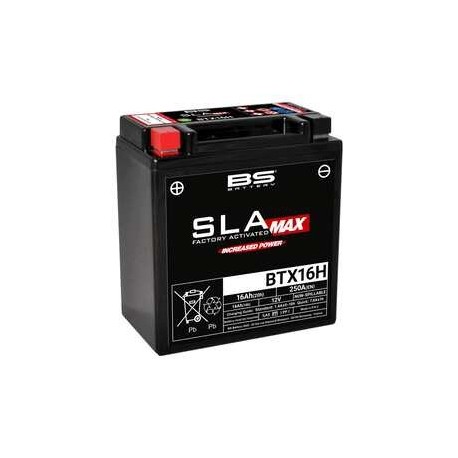 Batterie BS BATTERY SLA Max sans entretien activé usine - BTX16H