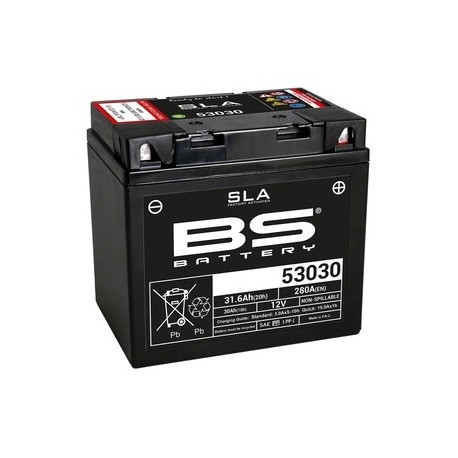 Batterie BS BATTERY SLA sans entretien activé usine - 53030