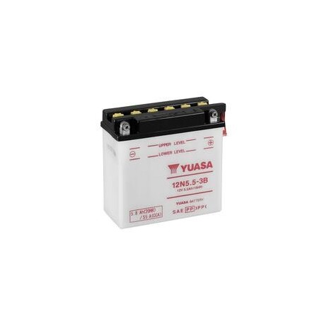 Batterie YUASA conventionnelle sans pack acide - 12N5.5-3B