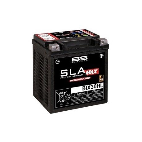 Batterie BS BATTERY SLA Max sans entretien activé usine - BIX30HL