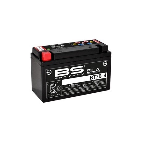 Batterie BS BATTERY SLA sans entretien activé usine - BT7B-4