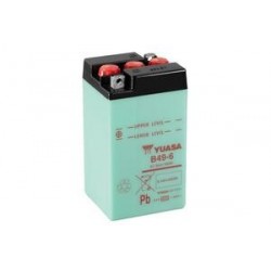 Batterie YUASA conventionnelle sans pack acide - B49-6