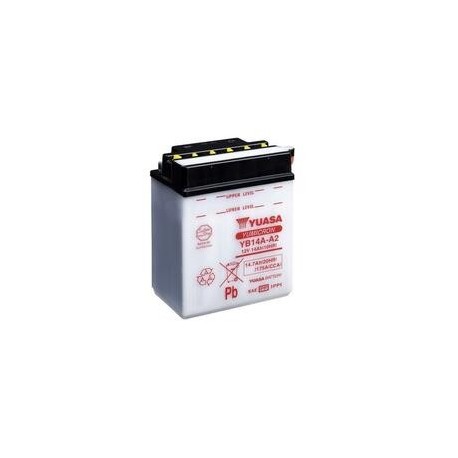 Batterie YUASA conventionnelle sans pack acide - YB14A-A2