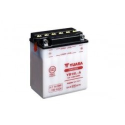 Batterie YUASA conventionnelle sans pack acide - YB14L-A