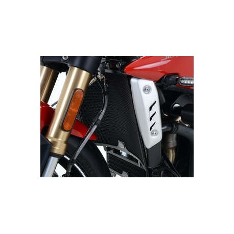 Protection de radiateur R&G RACING alu noir Triumph Speed Triple 1050 R