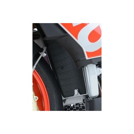 Protection de radiateur R&G RACING noir Aprilia V4 TUONO