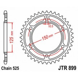 Couronne JT SPROCKETS acier standard 899 - 525