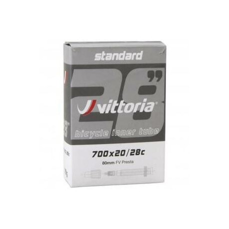 Chambre à air VITTORIA standard 700x20/28c Valve Presta 80mm