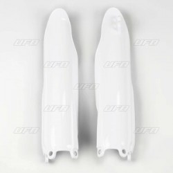 Protections de fourche UFO blanc Yamaha