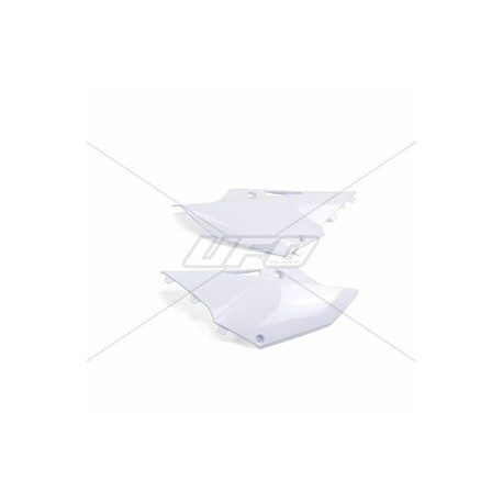 Plaques latérales UFO blanc Yamaha YZ125/250