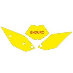 Fonds de plaque BLACKBIRD Enduro jaune Beta RR