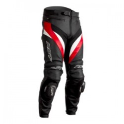 Pantalon RST Tractech Evo 5 CE cuir noir/rouge/blanc taille M