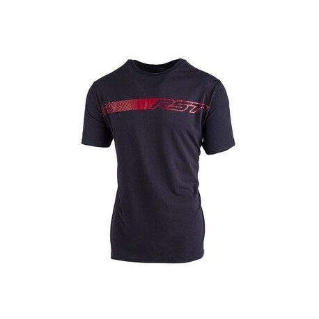 T-Shirt RST Fade - bleu navy/rouge taille XS