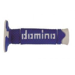 Revêtements de poignées DOMINO A260 DSH full grip bleu/blanc