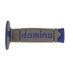 Revêtements de poignées DOMINO A260 DSH full grip gris/bleu
