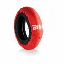 Couvertures chauffantes BIHR Home Track EVO2 autorégulée pneus avant 120 / arrière 180-200mm rouge
