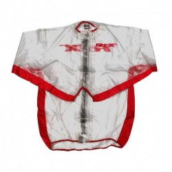 Veste de pluie RFX sport (Transparent/Rouge) - taille L