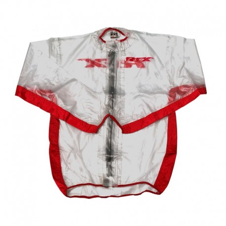 Veste de pluie RFX sport (Transparent/Rouge) - taille XL