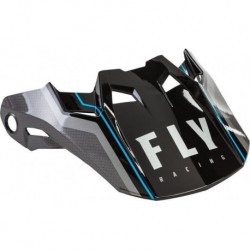 Visiere Casque FLY RACING Formula Carbon Axon Noir/Gris/Bleu XL-2XL