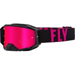 Masque FLY RACING Zone Pro Blanc/Rose
