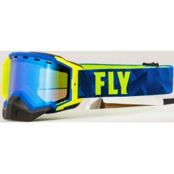 Masque FLY RACING Zone Snow Bleu/Jaune Fluo