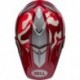 Casque BELL Moto-9S Flex - Ferrandis Méchant Gloss Red/Silver