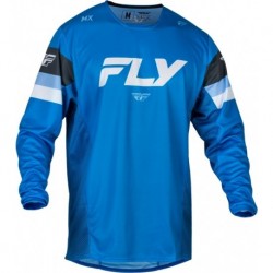 Maillot FLY RACING Kinetic Prix - Bright Blue/anthracite/blanc