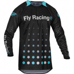 Maillot FLY RACING Evolution DST Strobe - noir/Electric Blue