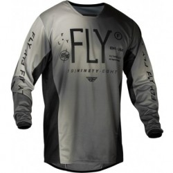 Maillot enfant FLY RACING Kinetic Prodigy - noir/gris clair