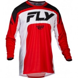 Maillot FLY RACING Lite - rouge/blanc/noir