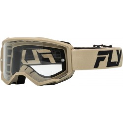 Masque FLY RACING Focus khaki/noir - écran clair