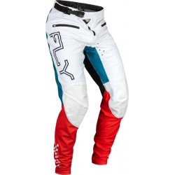 Pantalon vélo enfant FLY RACING Rayce - rouge/blanc/bleu