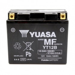 Batterie YUASA W/C sans entretien activée usine - YT12B FA