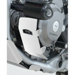 Protection moteur gauche R&G RACING alu argent Honda CRF250M/250L