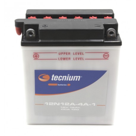 Batterie TECNIUM conventionnelle avec pack acide - 12N12A-4A-1