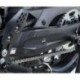 Kit protection de cadre R&G RACING noir Yamaha Tracer 700 (2 pièces)