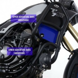Protections latérales inférieure R&G RACING noir Yamaha Tenere 700