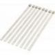 8" CABLE TIES LADDER STYLE STAINLESS STEEL 8-PACK