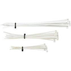 CABLE TIES 4" | 6" | 8" WHITE 30-PACK