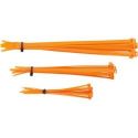 Colliers de serrage orange pour cable