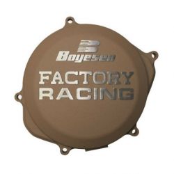 Couvercle de carter d'embrayage BOYESEN Factory Racing alu couleur magnésium KTM SX125/150 Husqvarna TC125
