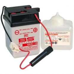 Batterie BS BATTERY 6N4C-1B conventionnelle livrée avec pack acide