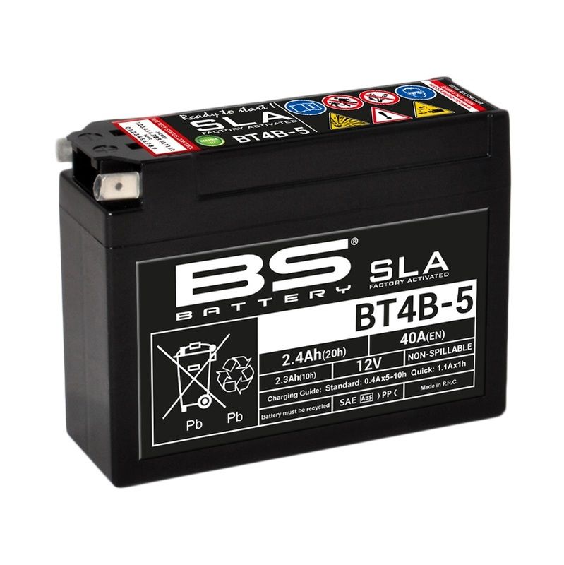 Batterie BS BATTERY SLA sans entretien activé usine - BT4B-5