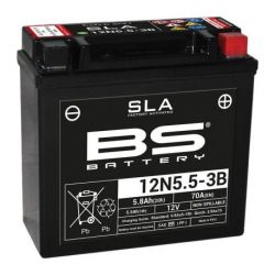 Batterie BS BATTERY SLA sans entretien activé usine - 12N5.5-3B